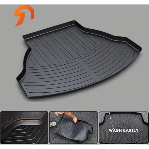 Custom fit car trunk mat for HONDA ACCORD Crosstour JEDA Crider HRV BOOT LINER REAR TRUNK CARGO MAT FLOOR TRAY CARPET MUD COVER