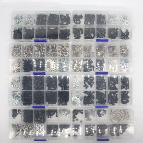 HSP 94123 94111 and other commonly used pieces of screw box package contains m3 m4 shell buckle Easy to wear screw set 02055