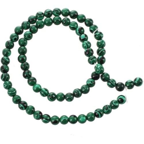 Promotion! Malachite Gemstone Stone Round Loose Beads 6mm Strand HOT