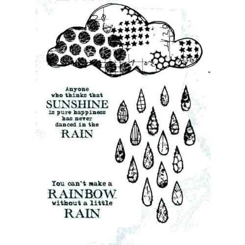 Weather Transparent Clear Silicone Rubber Stamp Seal DIY Scrapbooking photo Album A0763