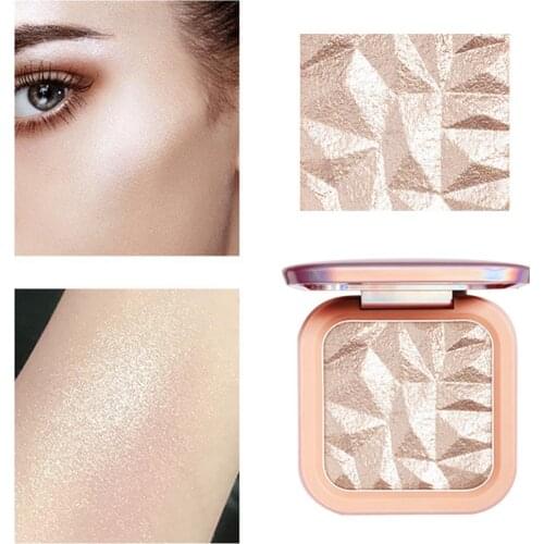 Highlighting Powder Ginger High Gloss Powder Glitter Palette Face Glow Contour Shimmer Powder Trim Brighten Highlight Cosmetics