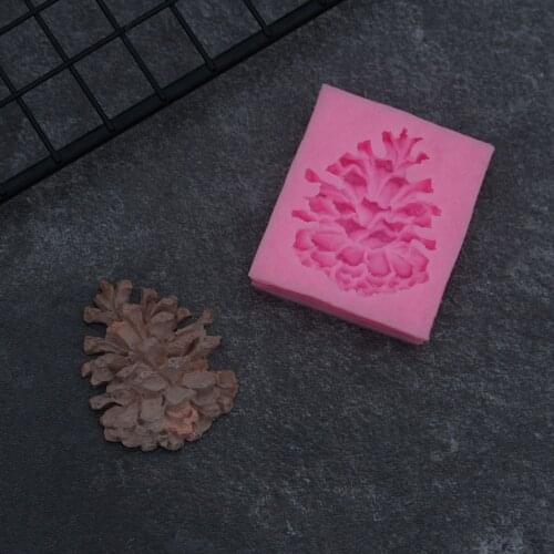Pine Nuts Shaped 3D Fondant Cake Silicone Mold For Chocolate Molds Chocolate Pastry Candy Making Pinecone Shape