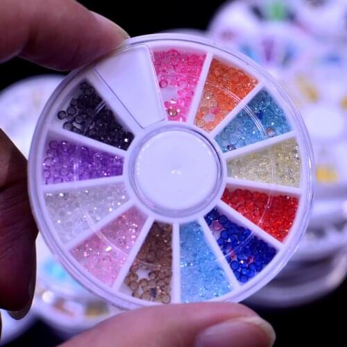 YZWLE Nail Rhinestones Stones AB Color Rhinestone Irregular Beads Manicure For Nails Art Decorations In Wheel Accessories