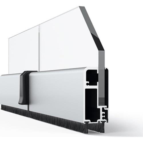 Sunflex Horizontal Sliding Wall Systems SF40 H-S-W all-glass system