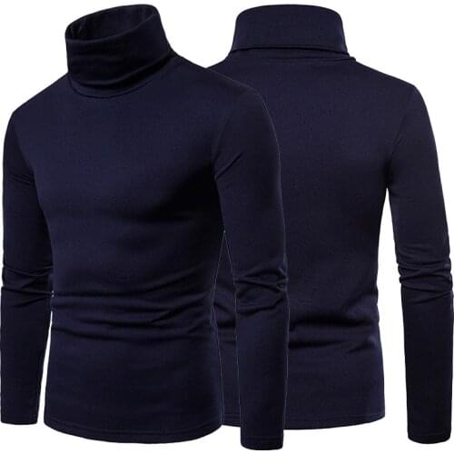 Plus Size 3XL Turtleneck Knitted Sweater Men Casual Slim Solid Pullover Men Sweaters Comfort Thin Jumper Men Knitwear Pull Homme