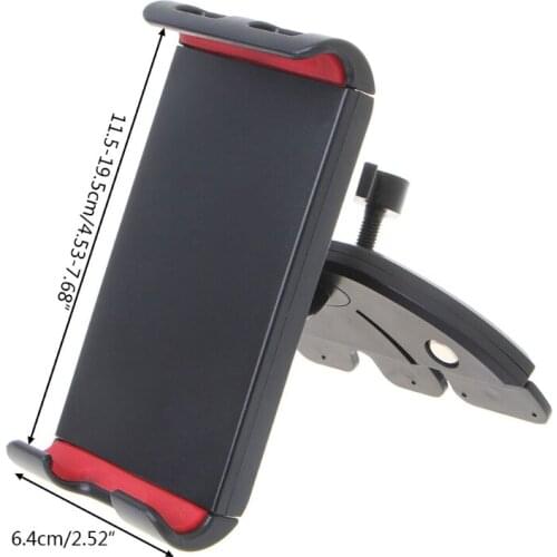 Universal Car CD Slot Tablet Bracket Mobile Phone Holder Mount Stand Rotatable