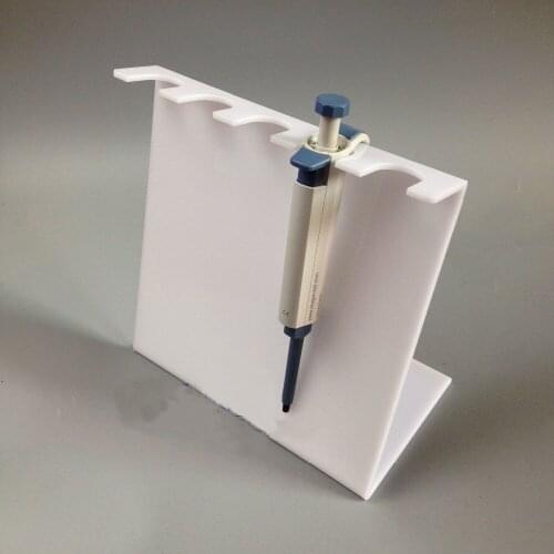 5mm high quality Z shape PMMA Acrylic pipette rack 5 holes 6 holes simple type white and transparent free shipping