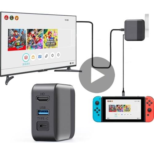 Battery Charger Charging Docking Station For Nintendo Switch Base Load To Connect To TV Dock Game Console Accessories Chargeurs