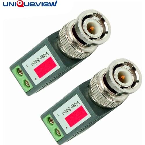 1 Pair Single 1 Channel Passive Video Transceiver Connector CCTV BNC Video Balun for HD-TVI/CVI/AHD/Analog/960H Camera