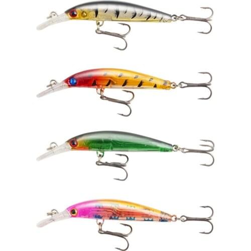 1Pcs Minnow Fishing Lure70mm 3.5g Topwater Hard Bait Wobbler Jig Bait Crankbait Carp Striped bass Pesca Fishing tackle SwimBait