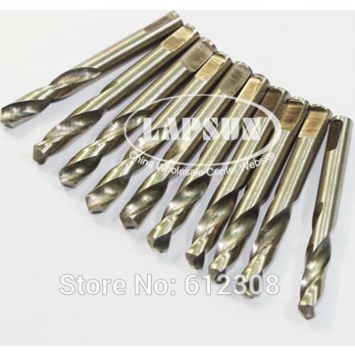 10pcs/set 6mm HSS Center inside Twist Drill Bits for metal wood plastic Holesaw Drill Bit, Bits size: 6.0mm Length: 55mm