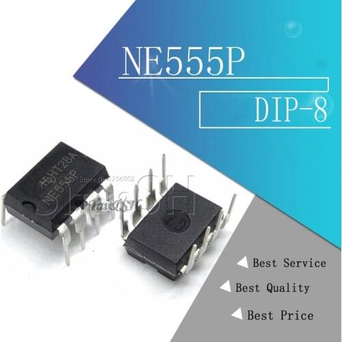 10PCS NE555P DIP8 NE555 DIP NE555N 555P DIP-8 new and original IC