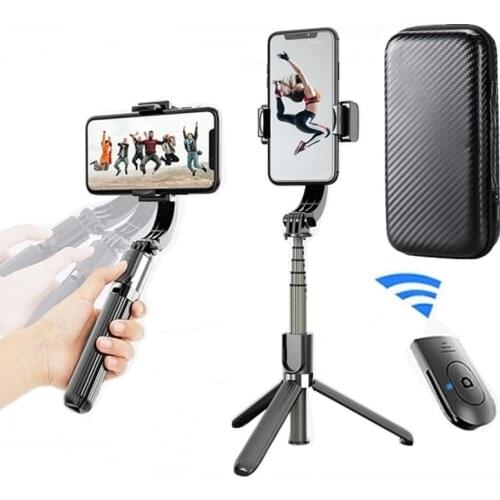 Tongdaytech 3 IN 1 Anti-shake Selfie Stick Tripod Handheld Gimbal Stabilizer For Iphone Samsung Xiaomi Smartphone Estabilizador