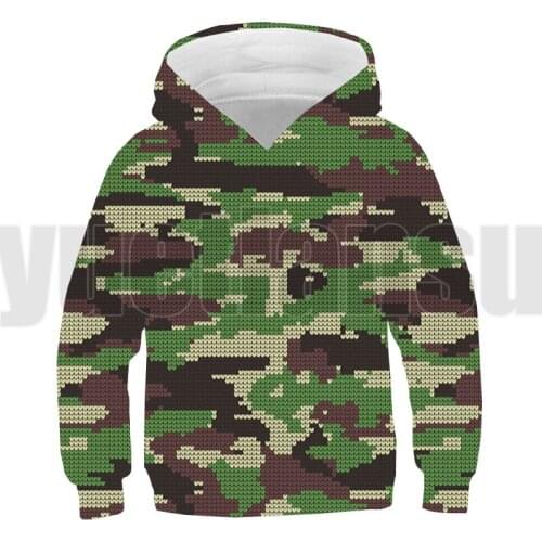 3D Camouflage Hoodies Men Outdoor Hiking Hunting Childrens Sweatshirt Streetwear Camo Plus Velvet Tactical Oversized Pullover