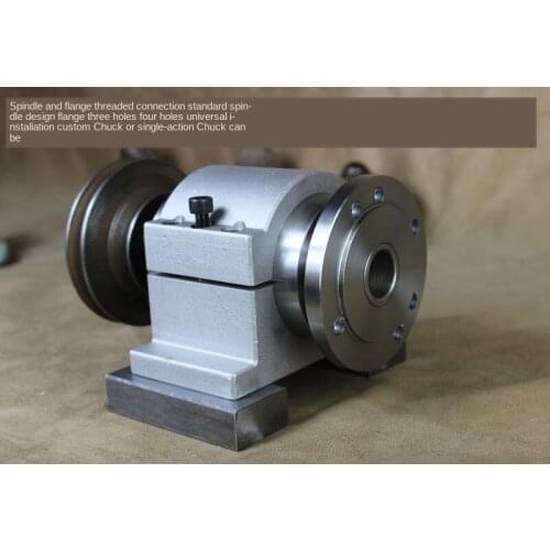 80/100/125/130/160 lathe spindle/carpentry/DIY/metal lathe assembly/bead machine/three-jaw/four-jaw chuck flange