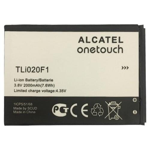 New 2000mAh TLI020F1 Battery for Alcatel One Touch Pop 2 5042d C7 7040 OT-7040 OT-7040D 5010 5010D OT5010 OT5010D phone