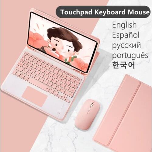 For iPad Air 2020 4th Generation Case Touchpad Keyboard for iPad Pro 11 12 9 2021 2020 2018 Keyboard Case with Pencil Holder