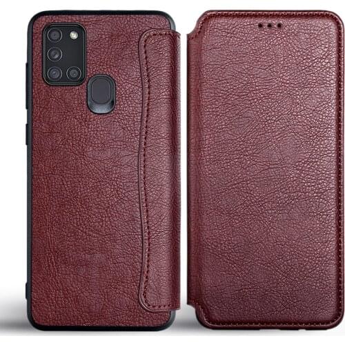 Case for SAMSUNG Galaxy A21S A217F A21 case Flip cover Leather no magnet for SAMSUNG Galaxy A21S A217F A21 case funda coque