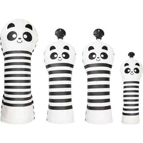 Smiley wood club cover Golf club cover Club head cover Head cap cover Thickened protective cover