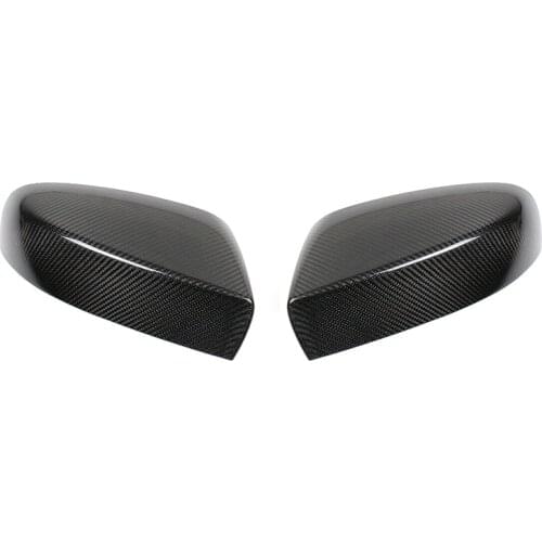 For Maserati Ghibli 2017-2019 Carbon Fiber Side Add on Mirror Cover Cap Rear View Mirror Cover