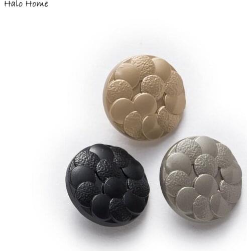 Halo Home 5pcs adorn Metal Buttons Sewing Scrapbooking Jacket Blazer Sweaters Crafts Handwork Clothing Headwear 18mm