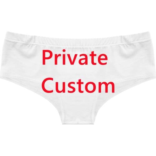 Private Customization--Customized Personal Photo Festival Anniversary Characters, Etc. Printed Womens Panties