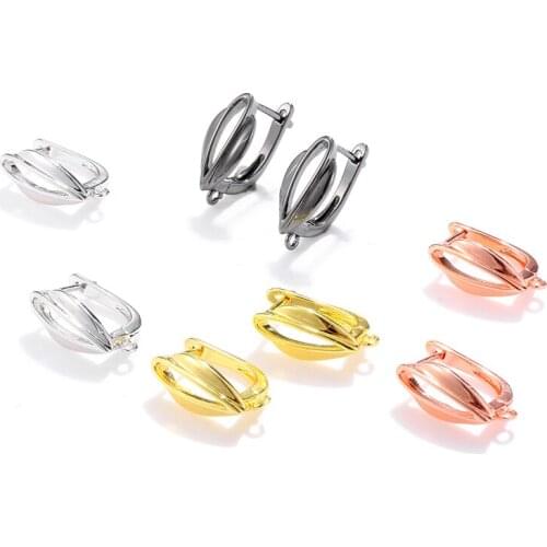 1pair Classic Earring Hooks For Jewelry Making Copper Brass Earrings DIY Part Accessories for women fashion Tassel earrings