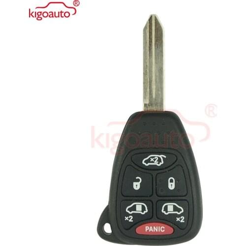 Kigoauto OHT692427AA Remote head key 6 button 315Mhz for Chrysler 200 Sebring for Jeep Commander