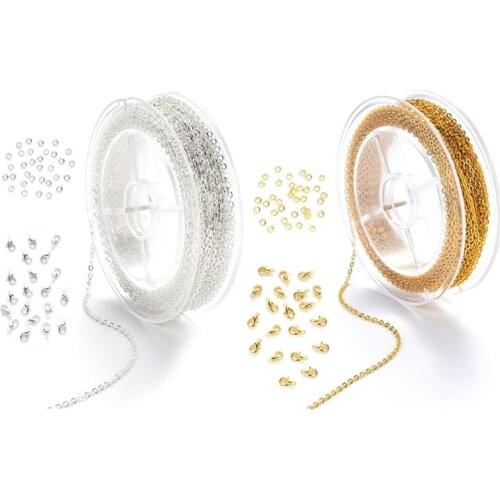 1 Set Open Jump Rings and Lobster Clasps Jewelry Tools Kit Jewelry Making Supplies Kit Jewelry Finding Kit for Necklace