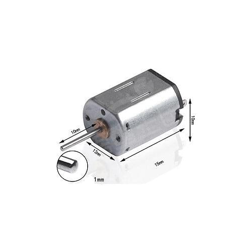 N20 DC 1.5-6V 16800RPM 10*1mm Long axis Micro Motor for RC Model Helicopter