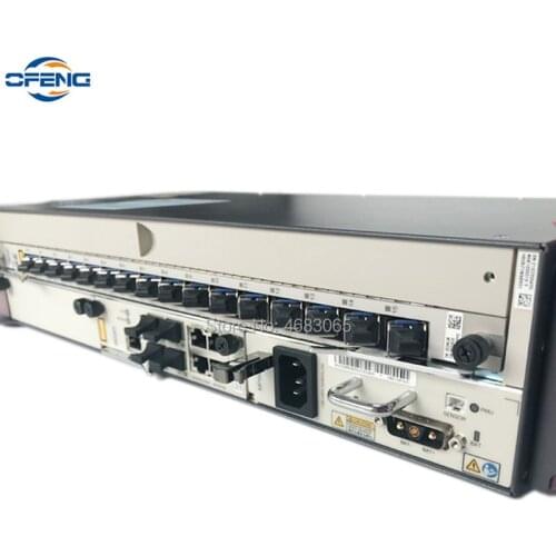 MA5608T Chassis +1*MCUD +1*MPWC +1*GPFD B+ C+ C++ , Huawei GPON OLT MA5608T 1G DC 16 pon port olt