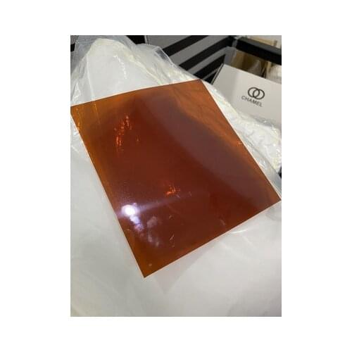 0.025mm 0.05mm 0.075mm 0.1mm thickness Polyimide Film KAPTON FILM PI films dark brown tawny PI sheet diaphragm