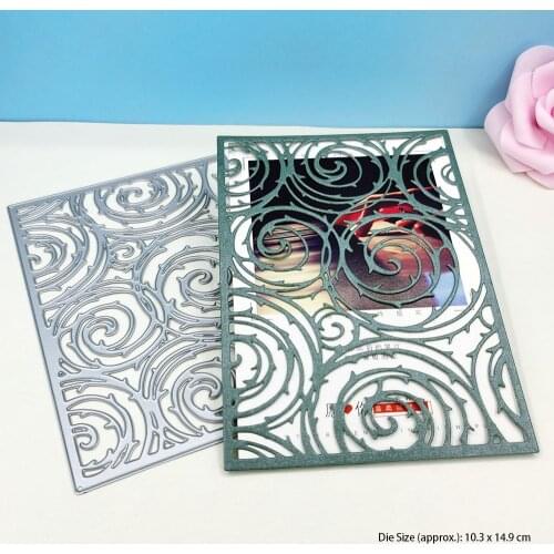 Cane Vine Cutting Dies Scrapbooking DIY Cut Die Mold Fustelle Album Card Decorative Crafts Embossing Folder Clear Stamps And Die