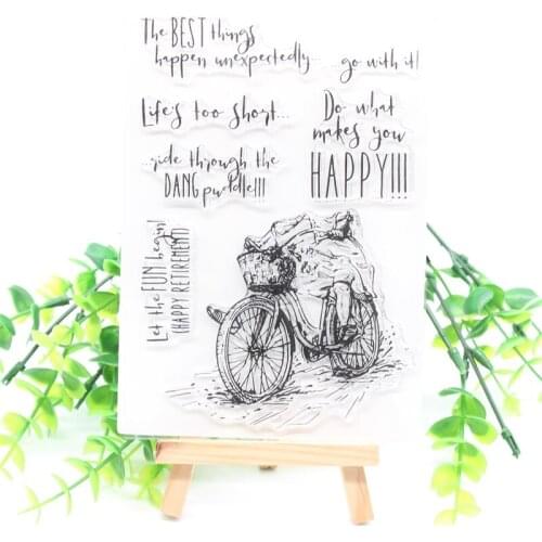 Vintage Transparent Clear Silicone Stamps for DIY Scrapbooking/Card Making/Kids Fun Decoration Supplies 594