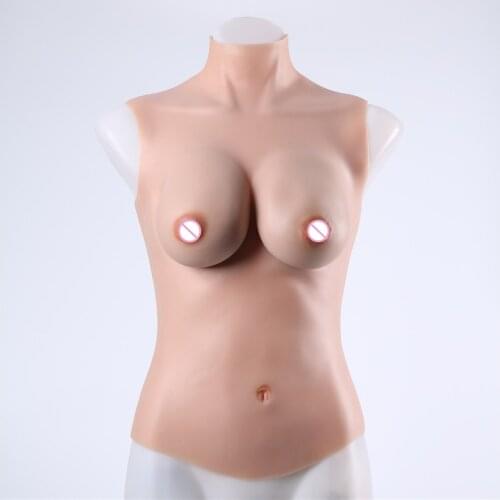 Silicone Breast Fake Boobs For Crossdresser Shemale Tits C Cup Meme Drag Queen Breast Forms For Transgender Sissy Cosplay Tetas