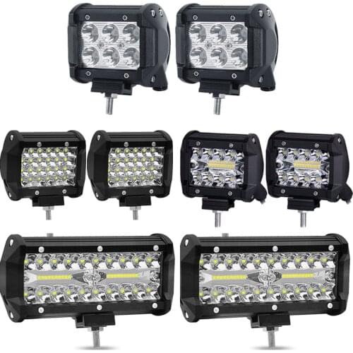 4 inch 18W 60W 72W LED Light Work Bar Flood Spot Combo Beam 4" LED Driving Working Lamp Fog light 12V 24V Truck 4WD ATV SUV UTV