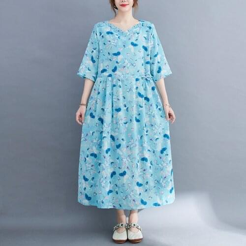 2021 New Arrival Thin Soft Loose Short Sleeve Women Casual Summer Dress Edible Tree Fungus Draw String Office Lady OL Work Dress