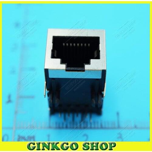 10pcs/lot High Quality 10Pin Laptop RJ45 Jack Female Adapter Interface Connector Network Sockect Free Shipping