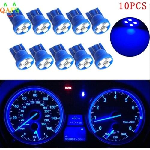 10 PCS T10 Led Car Dashboard Light Instrument Automobile Door Wedge Gauge Reading Lamp Bulb DC 12V COB SMD Speedometer Lights