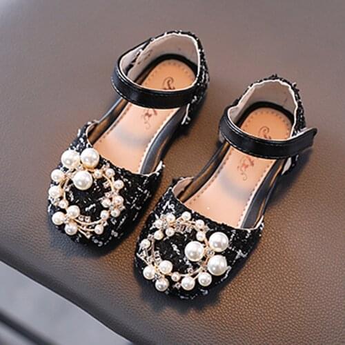 2021 Spring Summer Girls Shoes Plaid Costume Tweed Mary Janes Shoes Rivets Plush Warm Single Shoes Fluffy Kids Shoes Baby Child