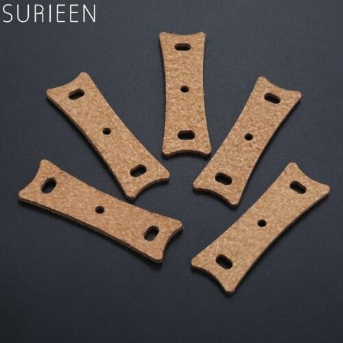 5 Pcs Hunting Microfiber Leather Slingshot Pouches Outdoor Shooting Catapults Sling Shots Bow & Arrow Replacements 60*15*19mm