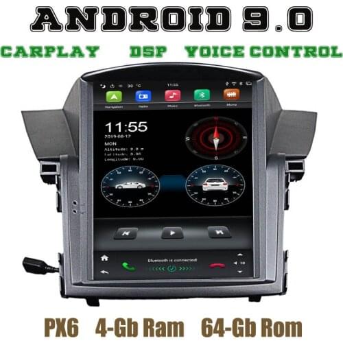 PX6 Tesla Style android 9.0 car radio gps carplay player for honda CRV CR-V 2012 2013 2014 2015 2016 with DSP wifi usb 4+64G