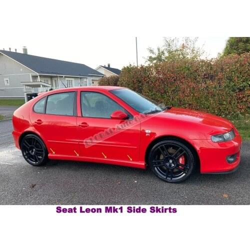 For Seat Leon Mk1 Cupra 1999-2005 Side Skirts Sill Trim Car Styling Auto Accessory Universal Spoiler Mud Flaps Lip Splitter