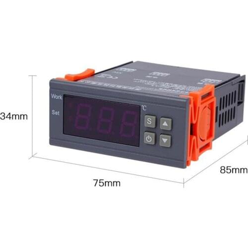 Digital Display Temperature Controller Thermostat AC90-250V -50~110