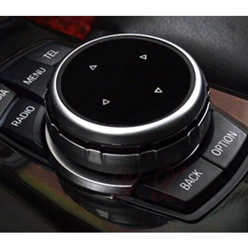 For BMW ABS Chrome idrive Buttons Trim decorative Cover interior sticker For BMW F30 F10 E60 E90 X3 X5 X6 1 2 3 5 series
