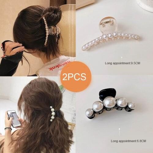 Elegant Pearl Hairpin Fashionable Simple Pearl Hair Accessories for Women Girls