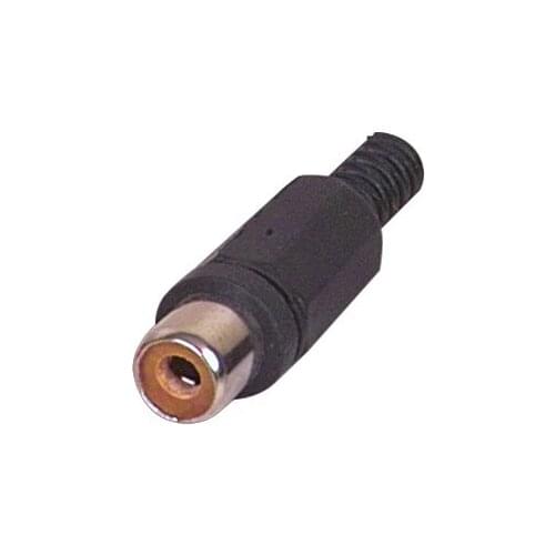 TOS PLUG FEMALE PLASTIC-BLACK