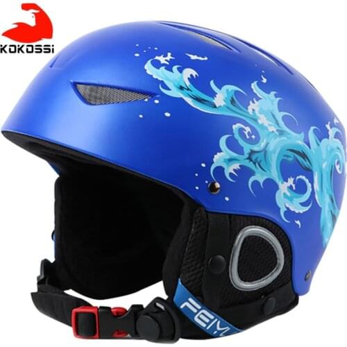KoKossi Winter Kids Ski Helmet Children Breathable Snowboard Helmet Boys Girls Outdoor Sports Keep Warm Skiing Skating Head Wear