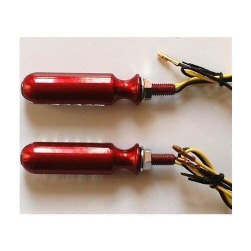 Red LED Turn signal Light Lamp Indicator for Harley Honda Kawasaki Suzuki Yamaha Motorcycle Custom VT