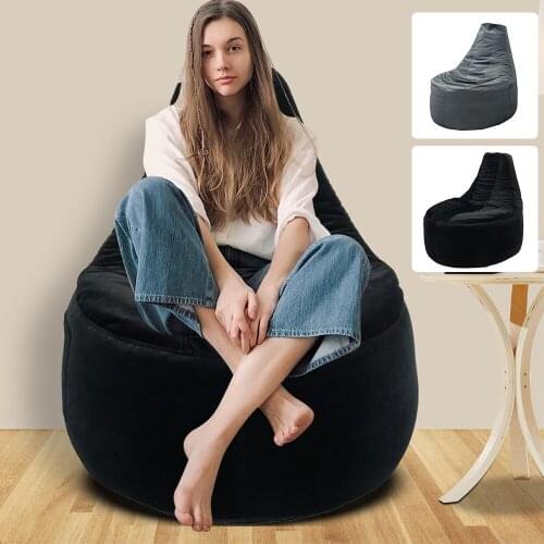 1PCS New Waterproof bean bag arm chair cover Large Bean Bag Gamer Beanbag Adult Outdoor Gaming Garden Big Arm Chair Cover